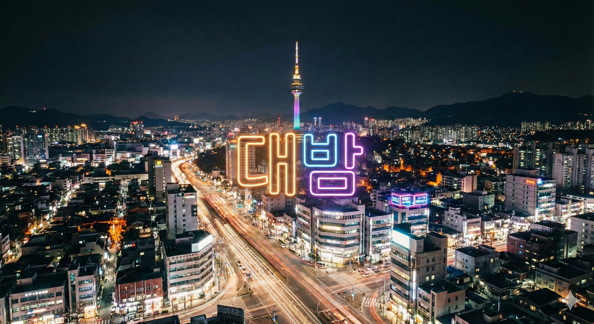 대구 도심 야경
